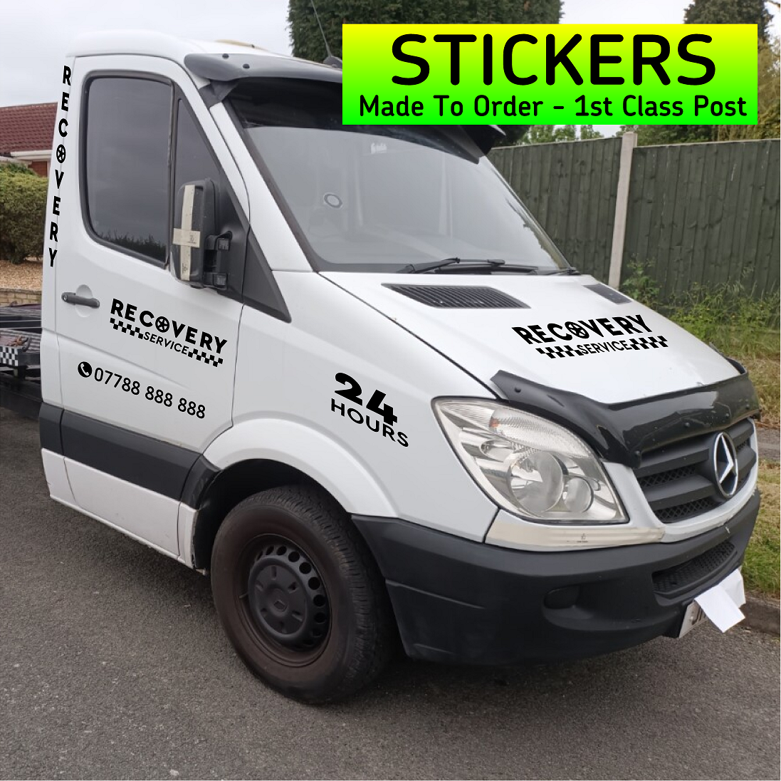 Mercedes Sprinter Recovery Truck Stickers